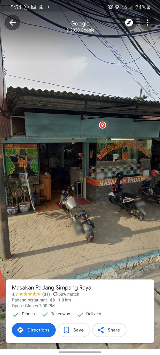 RM Simpang Raya, KemangDi Bukitinggi tuh ada Simpang Raya, nah ayam pop itu paling terkenal dari sana. Gue gatau ya ini simpang raya yg sama apa bukan hahaTp menurut gue ini juga termasuk yg enak, menu andalan gue as always yaaaa dendeng, dan emg enak bgt sih. Patuik dicubo!