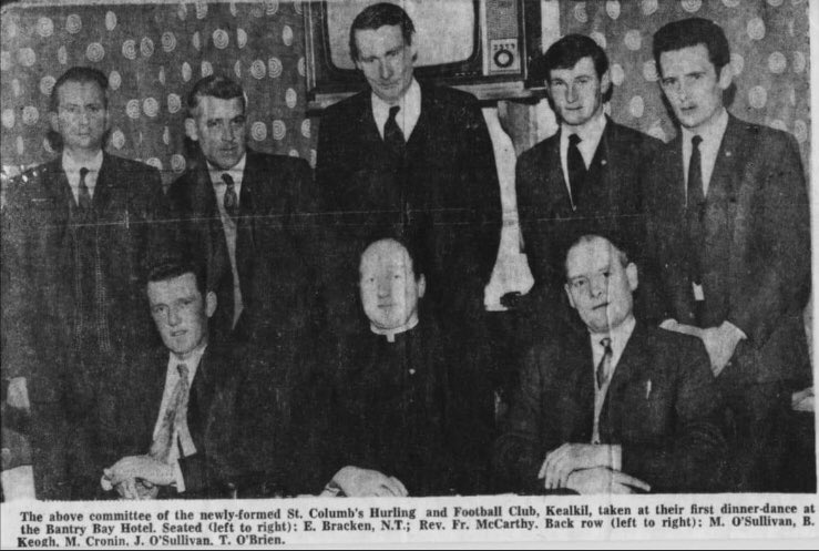 ColumsGAA's tweet photo. 8th December 1970, 50 years ago today St Colums GAA club was born. Today, we would like to acknowledge it’s founding members,who we will forever be indebted to as well as every man woman and child who has donned the Tangerine and black and represented our area with pride. #Colums https://t.co/LPNDzX0Gna