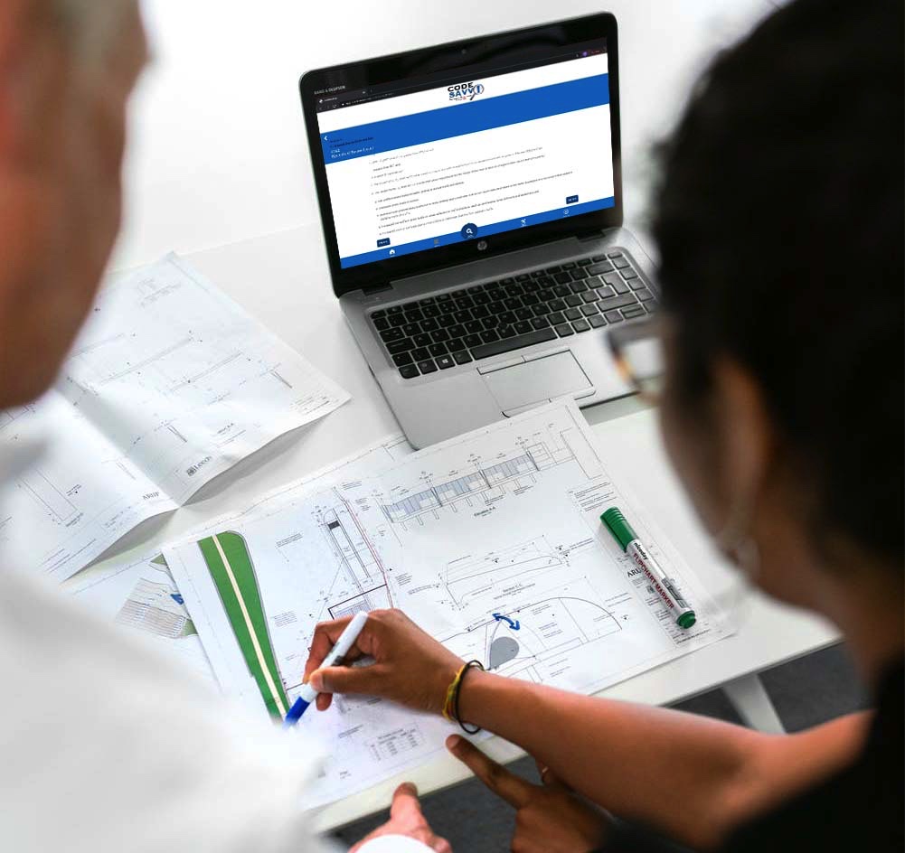 code_savvi's tweet image. Code SAVVi provides searchable access to the Ontario Building Code on any device with our SAVVi Search Technology and Digital Index. 
Try it FREE for 7 Days and get 1 Month FREE when you use FREEMONTH at checkout.
CodeSAVVi.ca
Link in Bio