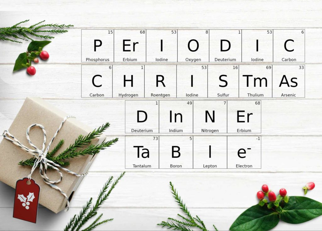 Mark_Lorch's tweet photo. Anyone fancy joining me tonight for a cross between bingo and a chemistry demo lecture in 'The Periodic Christmas Dinner Table' https://t.co/oUpN0DauRP @LancsRSC #ChemAtHome https://t.co/Gs2Q8bwoJY