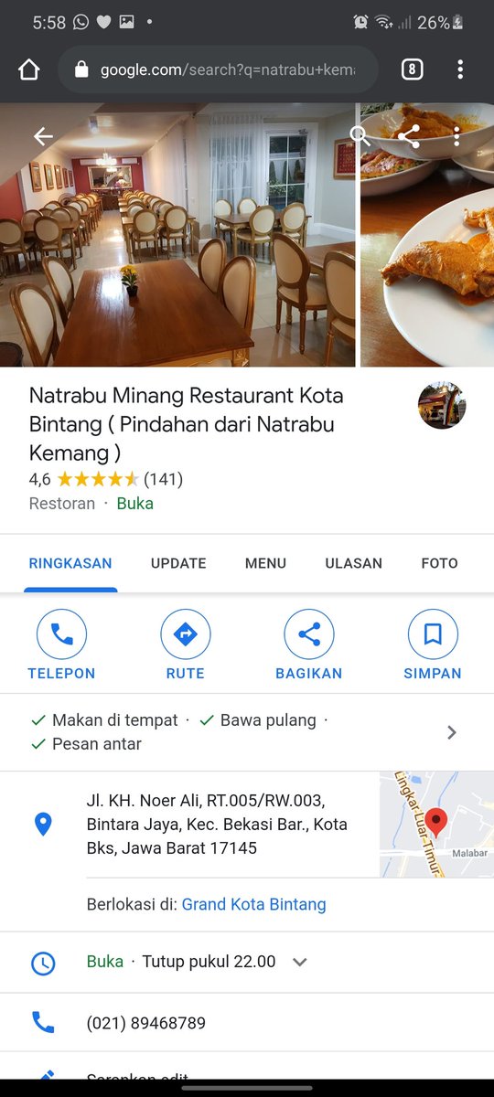 Tadinya mau rekomendasi Natrabu Kemang, taunya udah tutup trus pindah ke Bekasi HAHAHAH ya jauh banget nih ya wak~ sedih deh.Tapi kalau mau coba, di sabang ada kok! Seru bgt yg di sabang ada pelaminan minangnya gitu((sorry banget melenceng dari jaksel))
