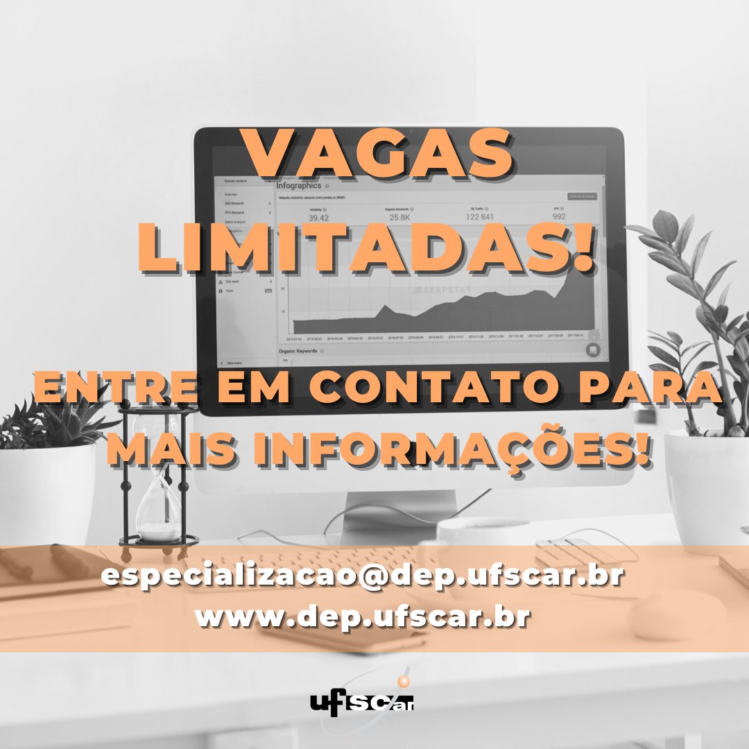 Engenharia de Produção - UFSCar (@depufscar) on Twitter photo ❗ATENÇÃO❗
Novas turmas de Especialização e MBA do DEP UFSCar para o ano de 2021.
especializacao@dep.ufscar.br
dep.ufscar.br ❗ATENÇÃO❗
Novas turmas de Especialização e MBA do DEP UFSCar para o ano de 2021.
especializacao@dep.ufscar.br
dep.ufscar.br