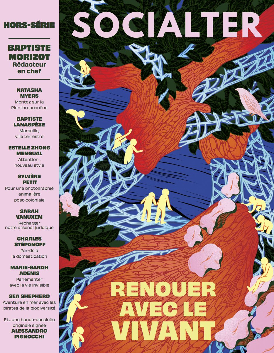 Baptiste Morizot est le rédacteur en chef du hors-série de <a href="/Socialter/">Socialter</a> : RENOUER AVEC LE VIVANT, désormais disponible ! 

► Voir le sommaire et/ou acheter le hors-série : socialter.fr/kiosque

📚 La bibliographie de Baptiste Morizot chez Actes Sud : 
actes-sud.fr/node/63413