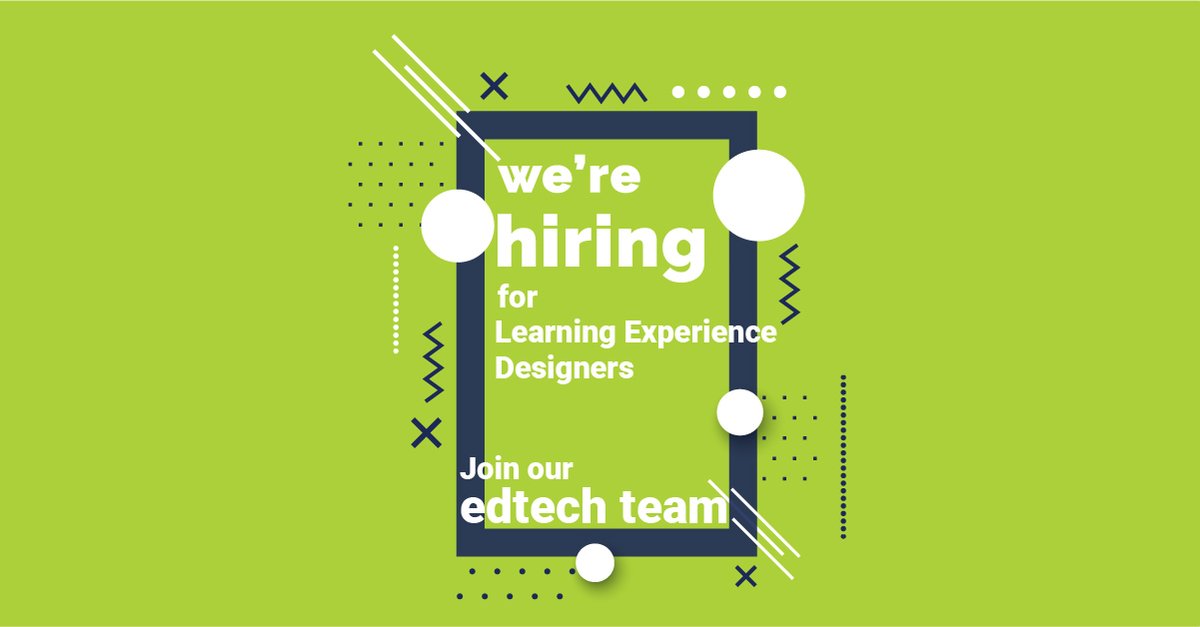 KSynonyms's tweet image. We’re #hiring for Learning Experience Designers at Knowledge Synonyms #ApplyNow lnkd.in/eDqcftG.
#learningexperiencedesigner #edtech #knowledgesynonyms #Vacancies #JobsJobsJobs #LearningDesigners #recruitment #jobsearch #careers #talentacquisition #nowhiring #employment