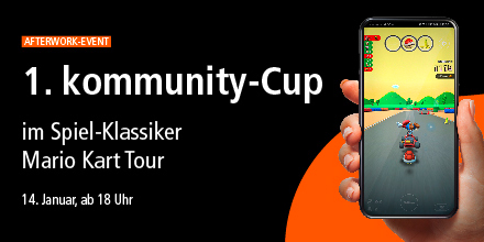Ab sofort bei uns im eSport-Portfolio: Spiele-Klassiker Mario Kart Tour! Und ihr dürft es als Erste testen: Am 14. Januar geht’s beim entspannten Afterwork-Event auf die Rennstrecken – mit dem Smartphone, direkt von der heimischen Couch. Jetzt anmelden: forms.gle/wsvf1TTpjhLLgy…