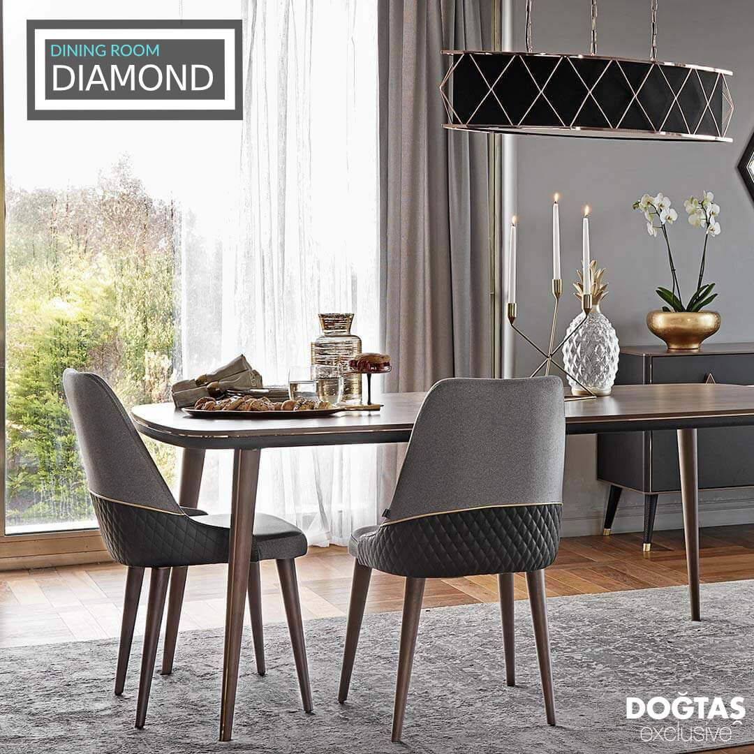 With the festive season upon us, now is the time to focus on your entertaining area. The Diamond Dining range will impress even the most discerning relative with its elegant style and luxurious feel.
#elegance #flawless #comfort #luxury #design #christmas #FestiveSeason