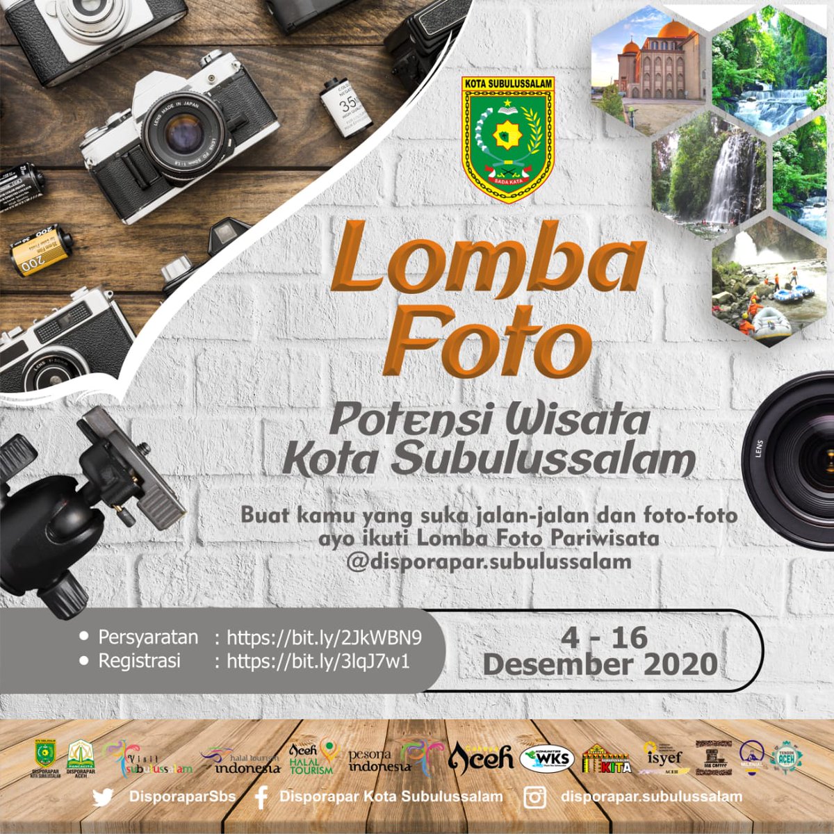 DisporaparSbs's tweet photo. Lomba Foto Pariwisata Instagram @disporapar.subulussalam

#LombaFoto #LombaFotoSubulussalam #DisporaparSubulussalam #KomunitasWKS #WisataKotaSubulussalam #VisitSubulussalam #WisataSubulussalam #SubulussalamBISA  #WisataAceh #CahayaAceh #TheLightofAceh #AcehTourism #TengokAceh https://t.co/iUoa1zW6MS