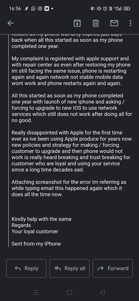 NiaSamoa's tweet photo. After being a loyal and devoted customer of Apple products for more than a decade what did I get in return? 
A series of unfortunate events unfolded. I feel betrayed and enraged. 
Is this some kind of a strategy to yield more profits from the users?
#Apple #applesupport #timcook https://t.co/Cr7MoBMS41