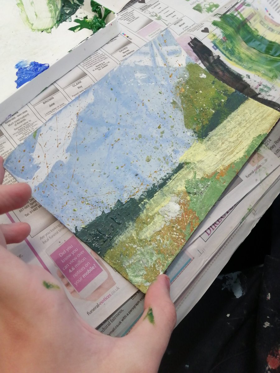 bevgrammarart's tweet image. Great to see a bit of experimentation going on in year 11s lessons this week. #keepmaking #GCSEArt  #experiment