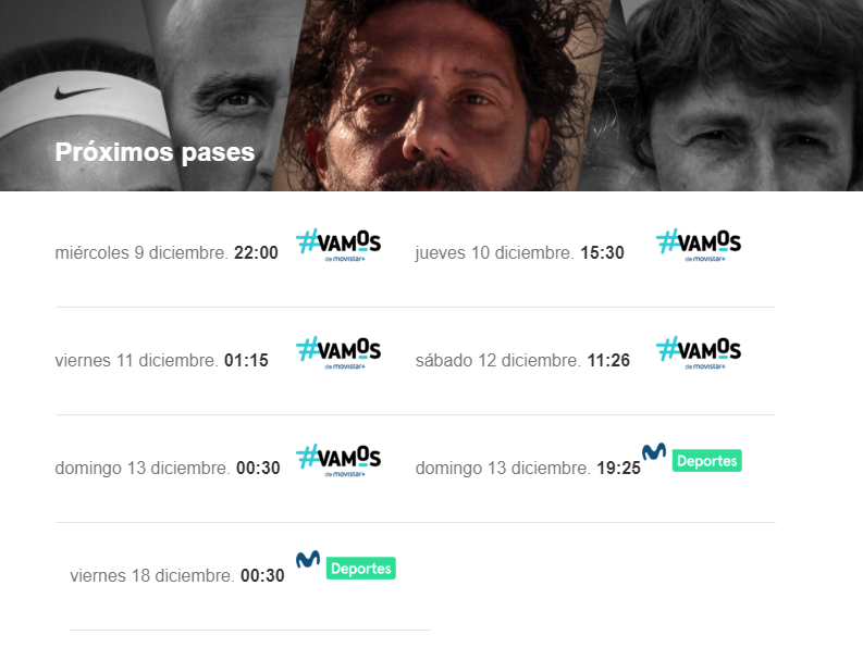 VamosMPlus's tweet photo. Próximos pases para poder ver 'Bajo presión'. #LosOtrosDeMovistar https://t.co/oOq4r5jCz3