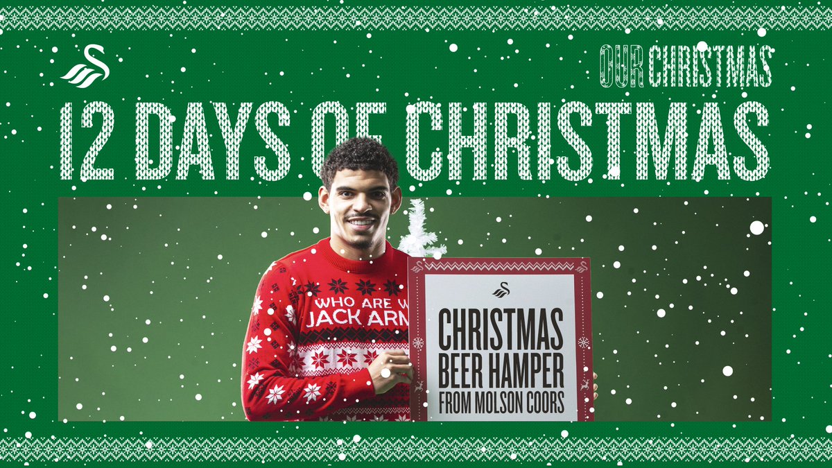 SwansOfficial's tweet photo. 🎅 𝟏𝟐 𝐃𝐚𝐲𝐬 𝐨𝐟 𝐂𝐡𝐫𝐢𝐬𝐭𝐦𝐚𝐬 🎄

On the ninth day of Christmas, @MolsonCoors gave to me... 

𝗔 𝗖𝗵𝗿𝗶𝘀𝘁𝗺𝗮𝘀 𝗯𝗲𝗲𝗿 𝗵𝗮𝗺𝗽𝗲𝗿! 🍻

Retweet and follow us and @MolsonCoors to enter! 🤞 https://t.co/auilHXcx4L