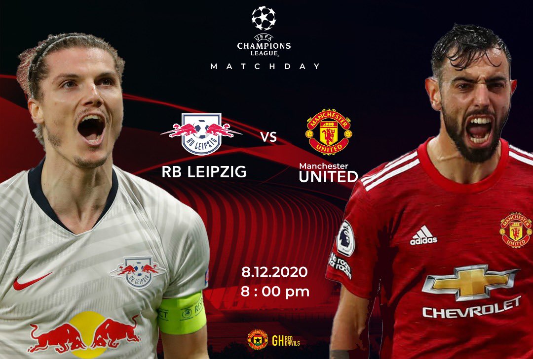 GHRedDevils's tweet photo. Our REDS are looking to Leipzig-zag their way into the knock-out stages of the Champions League! Go REDS!!!🔴
#MUFC #GHREDS #MUNRBL https://t.co/vTX06RfYZ2