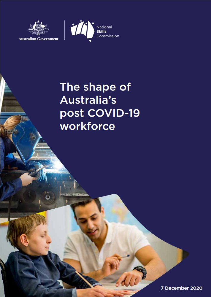 The National Skills Commission (NSC) has released a research report on the future shape of the Australian workforce. My commentary  https://www.facebook.com/ParamedProf/photos/a.878949382148816/3599026710141056/?__cft__[0]=AZX9x5Y_tm791D5LG-k_0bgPxsnw8fJzOzCUMderHq5IkUIN-KTOqobGI4Ja2mWoq9FnNdClIfxBFlpY4eRG_jrH-KuVay-4-b6tUZhRGldCGMJPcqDMoVrnaWb3jxo2vuL1_WcNvhFNFnb7A5ongPF1IMppE1djqHRe1FjHgz2P9ULbCJ2-s4E7Kj3qBbHA9vM&__tn__=%2CO*FThe NSC release:  https://bit.ly/37CNWNS&nbsp; Access the report:  https://bit.ly/3lPq3I8&nbsp;  @LangPeter1  @WildernessEMC  @omeara_p