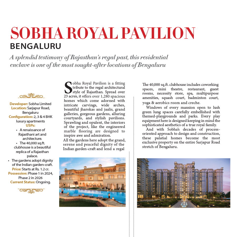 SobhaLtd's tweet photo. We are delighted that our project SOBHA Royal Pavilion has been featured in ‘Outlook Initiative’ Silver Jubilee Special issue, December 2020 as one of the top 25 property picks in India.
Read: https://t.co/WSWcJEemFv
#PropertyPick #LuxuryProperty #SOBHA #Outlook #RoyalPavilion https://t.co/GvzdBIOK4l