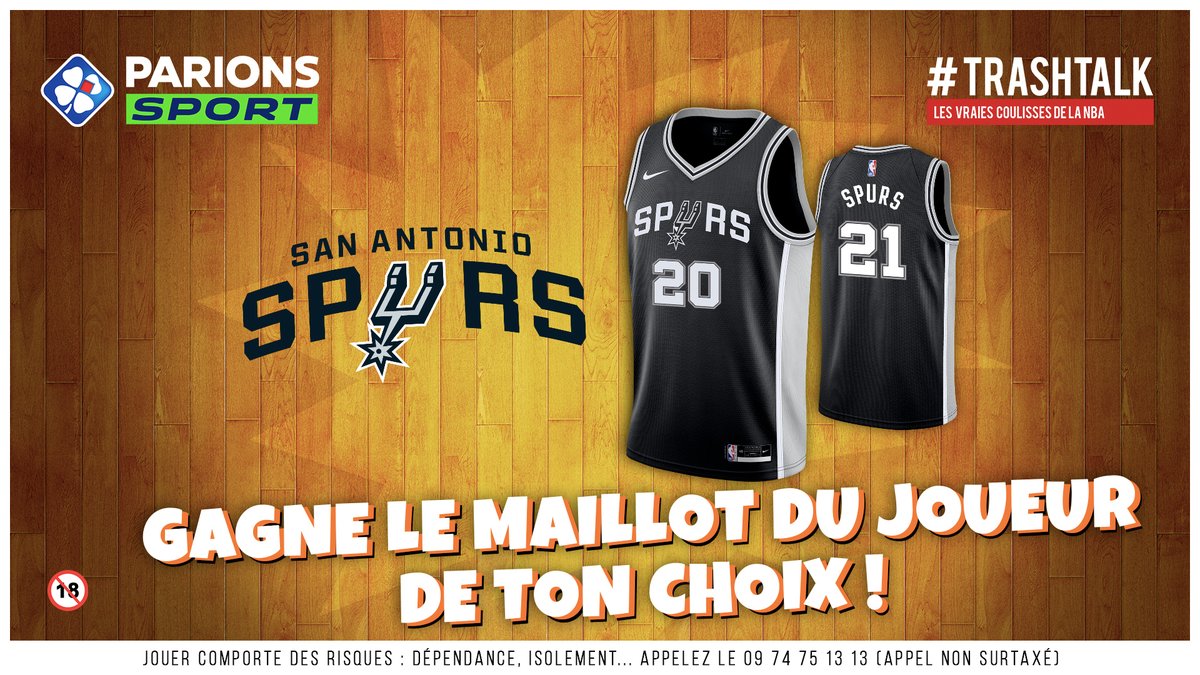 🎁JEU-CONCOURS🎁 

Avec les #30PREVIEWSEN22JOURS, TrashTalk et ParionsSport refont ta garde-robe !

🚨 GAGNE LE MAILLOT DU JOUEUR DE TON CHOIX CHEZ LES SPURS ! 🚨

Pour participer :

1⃣ RT CE TWEET 
2⃣ FOLLOW @TRASHTALK_FR ET @PARIONSSPORT

(TAS LE 15/12)