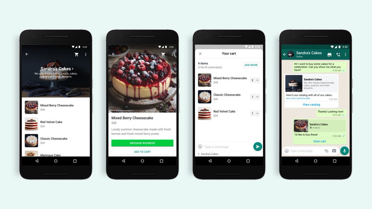 booksbykilo's tweet photo. WhatsApp launched a new feature called Carts today. With carts, people can browse our catalog, select multiple books and send the order as one message to us. For a business like ours where customers usually always buy a selection of books, this is going to be a gamechanger! https://t.co/Av3aofTYhJ