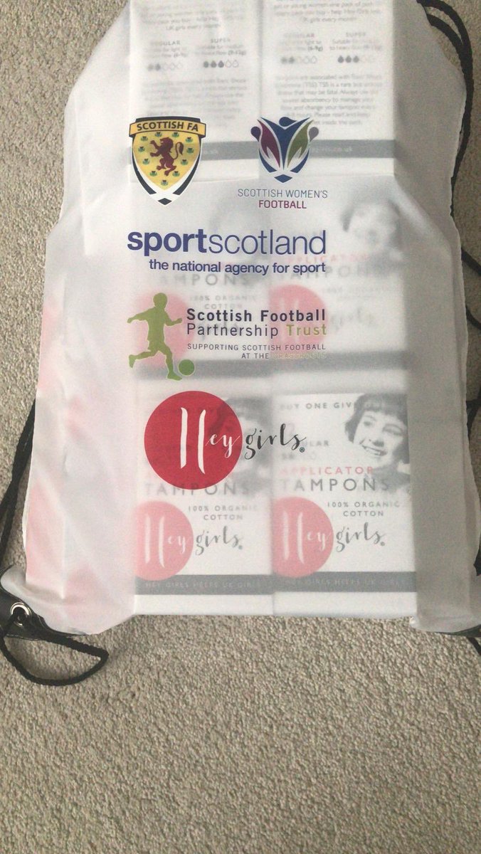 Delighted to have received our Period Dignity Pack this morning. 

Rossvale FC are proud to support the campaign along with many others to change the landscape of Period Poverty withinScotland. 

#FootballUnites 

🔴🟡