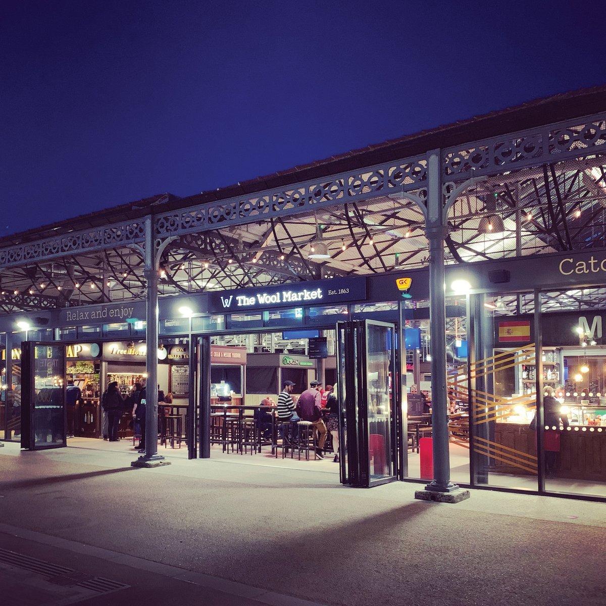 (We also have a famous market and a newly refurbished wool market, in case the Aliens like fresh fish, or live music and relaxed atmospheres.)