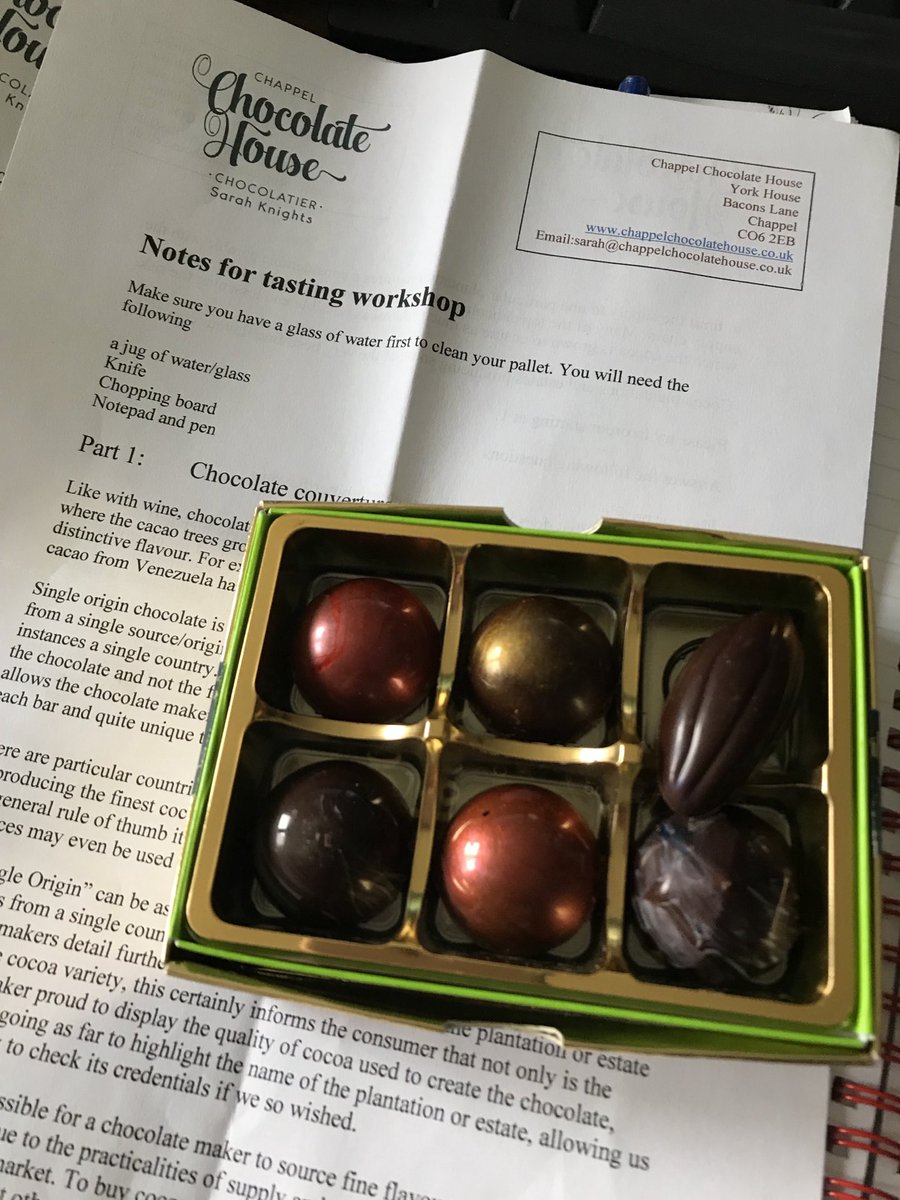 abifairhall's tweet photo. Wow what a team building event ⁦@EIRA_eARC⁩ - virtual chocolate tasting from Chappel Chocolate House. Rosemary and sea salt caramel is my no.1 thank you ⁦@lisagibbs84⁩ #teambuilding https://t.co/DjaHK7sc2x