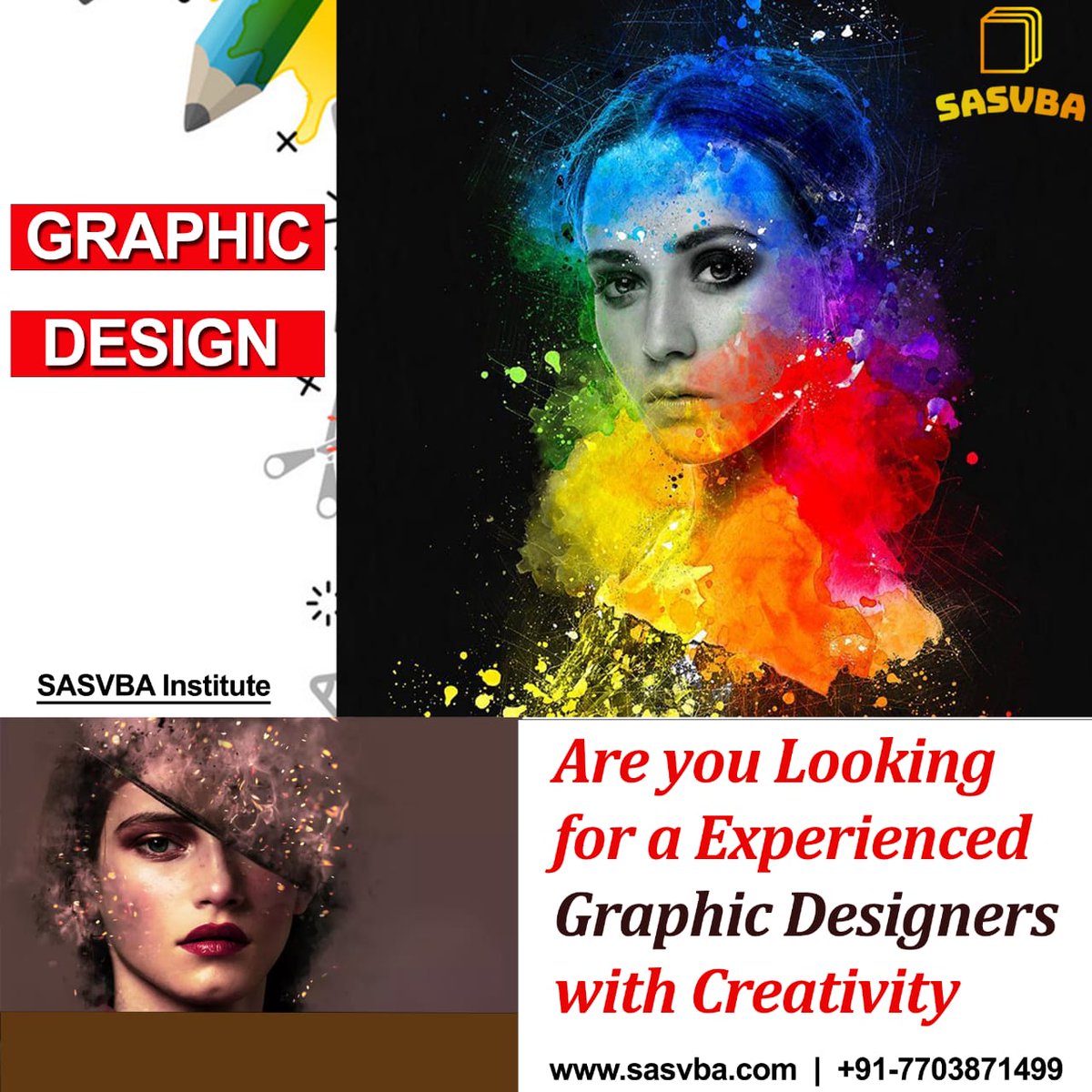 SasvbaInstitute's tweet image. Join Our Graphic Design Course. Make your career in Graphic Design Course Now.
Placement Assistance Provided also.
call us
7703871499
sasvba.com/graphics-desig…
#graphic_design_course
#graphic_design_course in_delhi
#graphic_design_institute_in_delhi
#graphic_design_courses_online