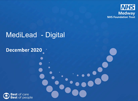 MediLead's tweet photo. MEDILEAD SESSION IT MASTERCLASS

A fantastic start to our IT Masterclass today for MediLead!

Here @Medway_NHS_FT we want to involve our staff and ensure their ideas are heard in developing our digital strategy, in order to get the clinical systems right for them.

#MediLead2020 https://t.co/7MelX52Qnh