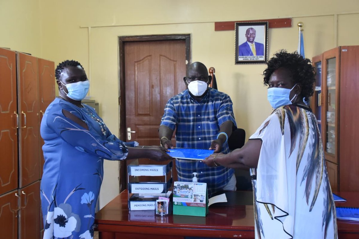 TurkanaCountyKE's tweet image. Administration and Disaster Management immediate acting County Chief Officer Gladys Arika handed over to the new Chief Officer Ikaru Esther. Gladys Arika will now be in charge of the Public Service department.