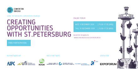 Save the date and join the #global discussion with <a href="/AIPC_Global/">AIPC</a>,<a href="/ICCAWorld/">ICCA</a>,<a href="/UFILive/">UFI</a>,<a href="/CityofAthens/">This is Athens</a>, @VisitBrussels, <a href="/BusinessDubai/">Business Dubai</a>, @TheHagueCVB, <a href="/istanbul_cvb/">Istanbul CVB</a>, <a href="/SERBIACB/">Convention Bureau</a>. 
More info and registration spbcreate2020.expoforum.ru