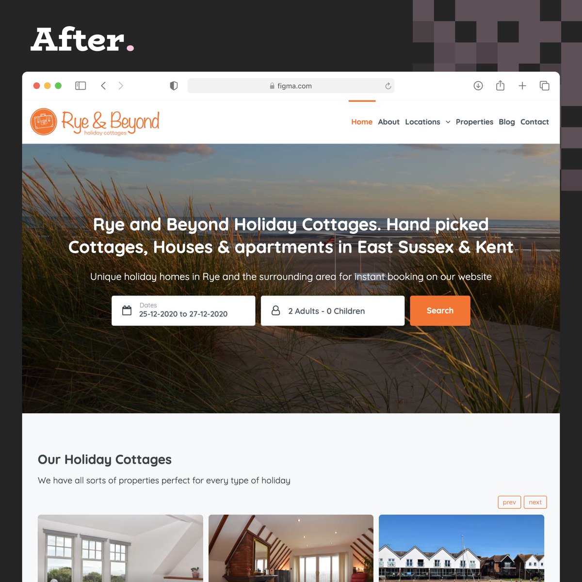 pixelhopio's tweet image. #transformationtuesday 🥳 🥰 After &amp;amp; before pics! @JacquiMaxted quickly outgrew their slow generic site built with a site builder. Now their site is faster, prettier &amp;amp; more usable. This #jamstack site is using @gridsome @netlifycms and bookings are powered by @smoobu 🐰 #webdev