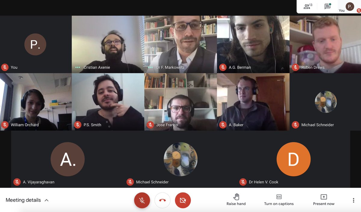 paulittamg's tweet image. It is true that #COVID19 has somehow affected the exchange of ideas in science *BUT* thanks to the @CR_UK #CRUKOpenLab at the @markowetzlab we try to keep it up!

Today we met @cristian_axenie and @mireiacrispin gave a lovely presentation from our side 💖💪🏼