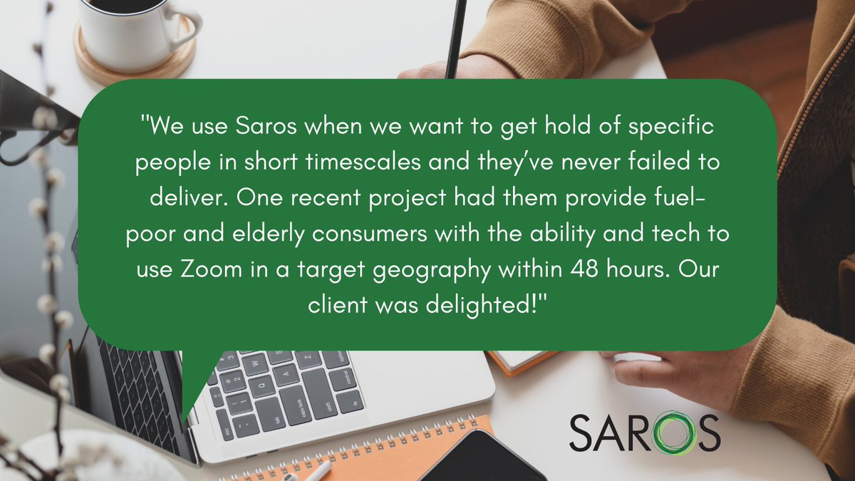 See what our clients have to say this #testimonialtuesday
Email us for a quote today! quotes@sarosresearch.com #marketresearch #researchrecruitment #happyclients