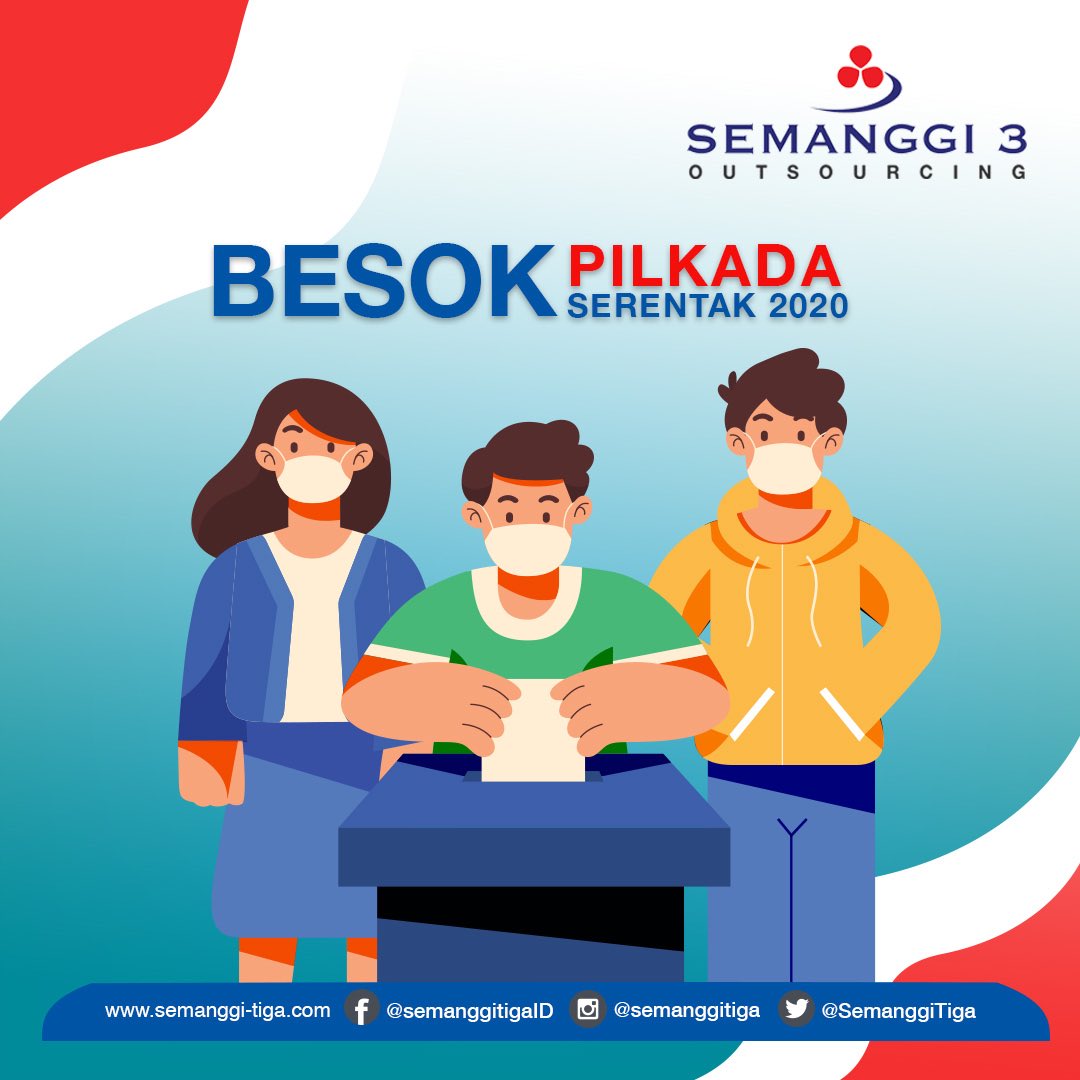 SemanggiTiga's tweet photo. Pilkada dalam rangka pemilihan Gubernur dan Wakil Gubernur, Bupati dan Wakil Bupati, serta Walikota dan Wakil Wali Kota secara serentak akan dilaksanakan besok Rabu, 9 Desember 2020. https://t.co/j3lRlFc4QP