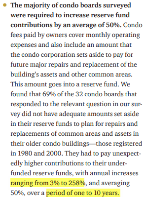 The ranges here are too ridiculous to get any good quantification out of, but looks like most boards (that responded to survey) had to  reserve fund amounts over what was budgeted. /10