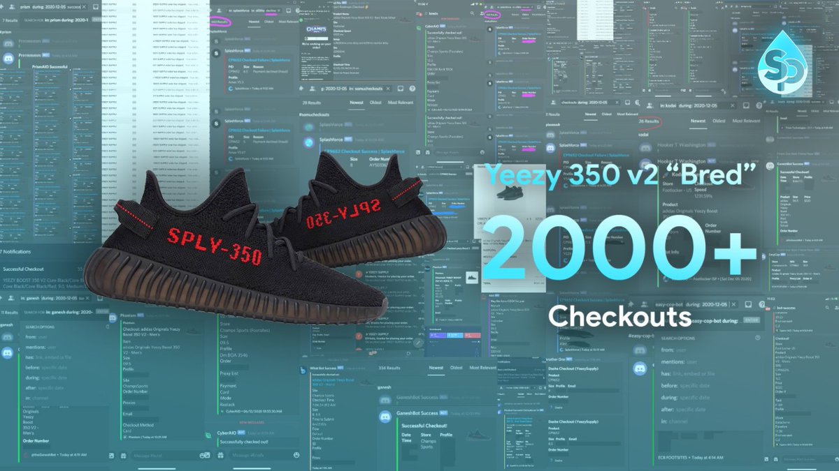 Our brand-new Private Pool FEASTED on Footsites and YeezySupply! We're hosting a giveaway so you have a chance to try them out this weekend 🌊 

💙Like 
🔄Retweet
▶Follow for a chance to win 1GB of Splash Proxies!