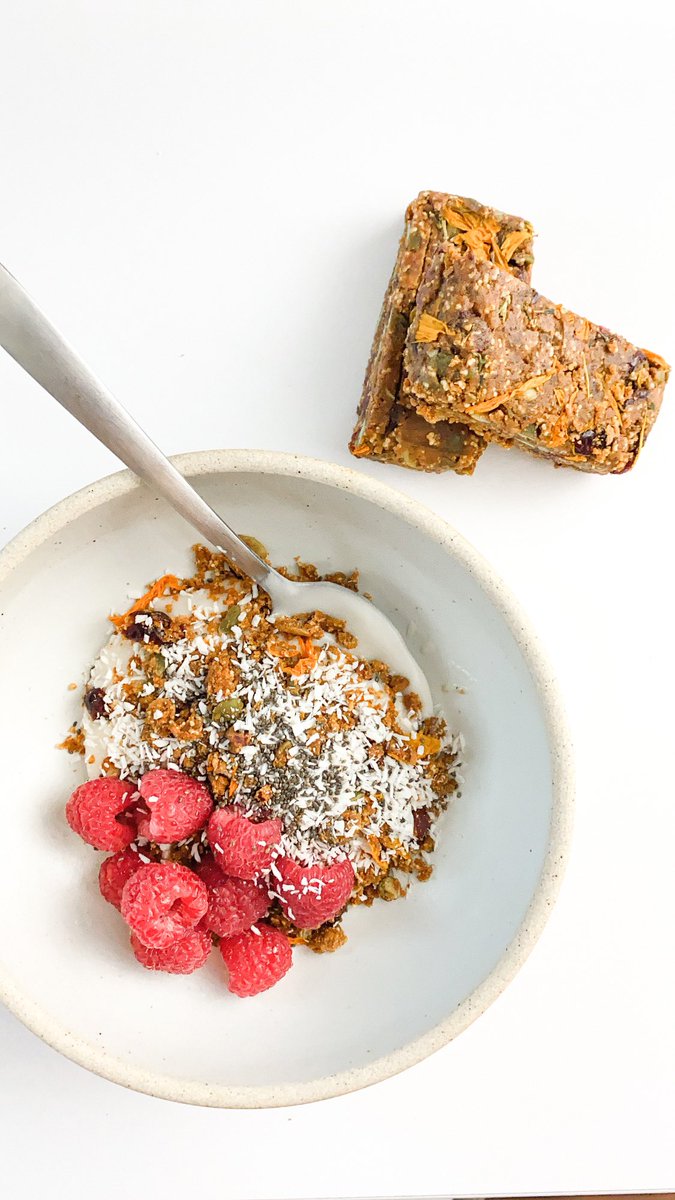 Wild rice maple bar for breakfast