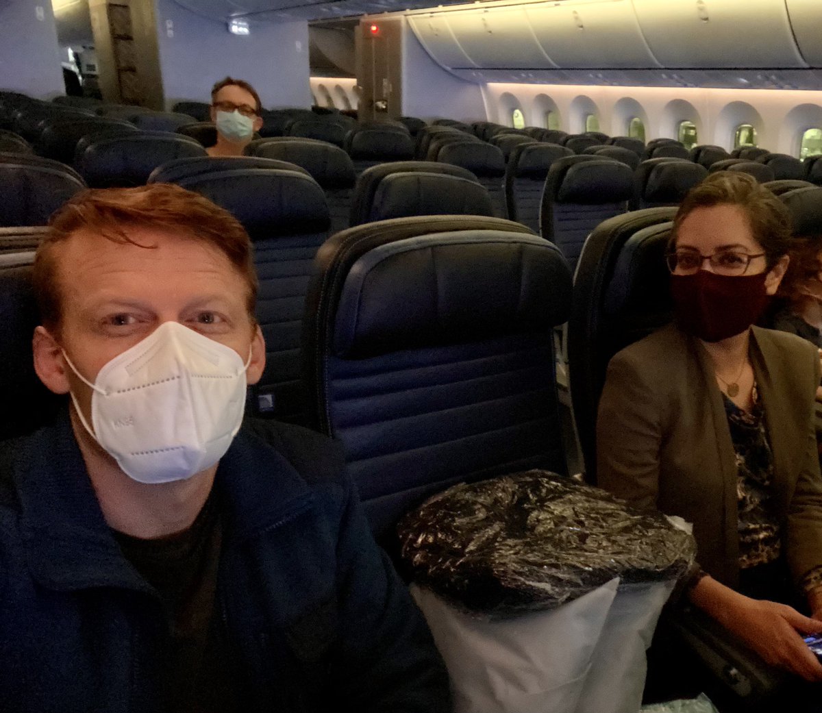 Our flight from SF to Sydney was almost empty, with 28 passengers and 13 crew by my count. That meant everyone could have a row (or three) to themselves. I made it through most of The Hobbit movie trilogy before falling asleep.