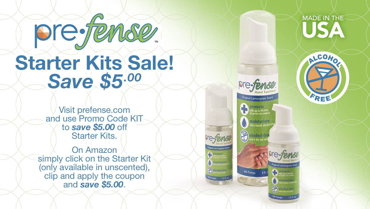 prefense's tweet photo. Folks who try Prefense know that it’s silky-smooth foam feels great and protects without the hazards. It’s water-based, and retains your skin’s natural moisture. A starter kit is a great way to try it today! Your hands will thank you ;-) https://t.co/DeVDuYJyPU