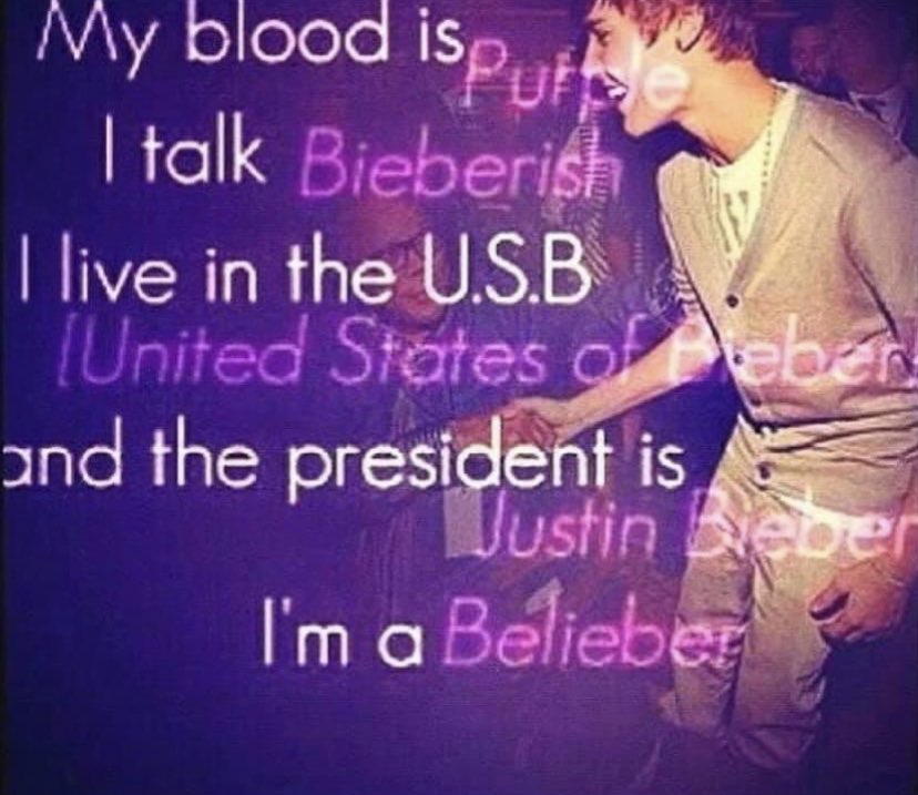 one800biotch's tweet photo. UNITED STATES OF BIEBER LMFAO https://t.co/hESi9MmBLX