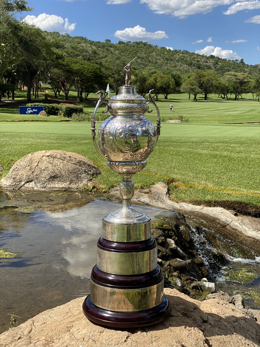 What a very special trophy, special event at a very special place! 2nd oldest tournament @SouthAfricaOpen @garyplayercc won by @garyplayer for an unbelievable 13 times! Well done to @BezChristiaan on becoming a SA Open Champion! Well deserved!
