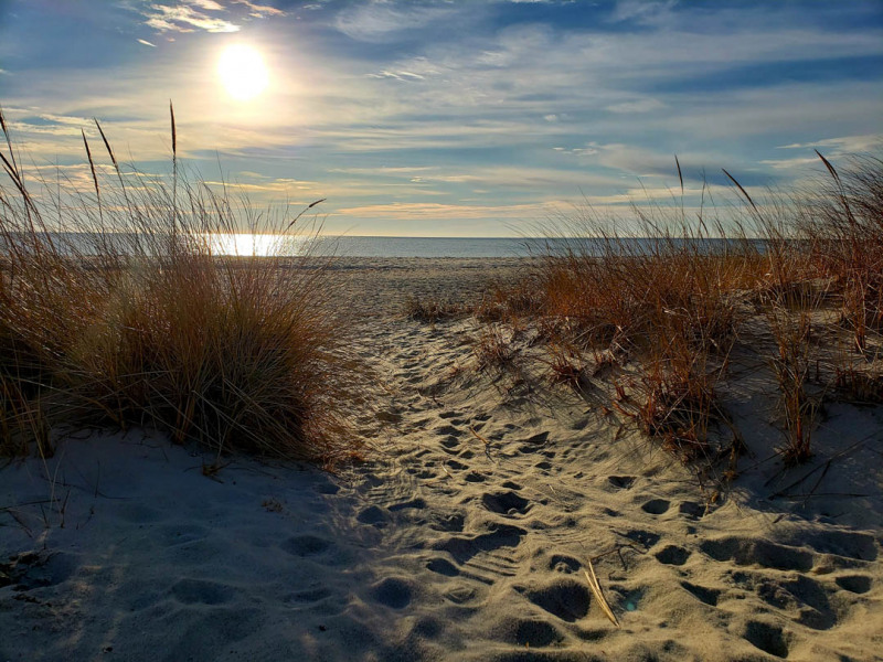 CapeCodcom's tweet photo. PHOTOS: Dawn at #Dowses #Beach, Osterville  https://t.co/gDe8sSdvHO https://t.co/VqsmlilgUE