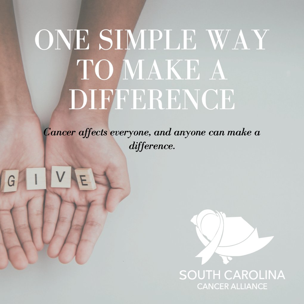 CancerFreeSC's tweet image. The South Carolina Cancer Alliance is so thankful for all of our volunteers and the amazing work they do every day. Your support allows our workgroups to make an impact. Please give this holiday season, it is a simple way to make a difference. buff.ly/2DtHCul
