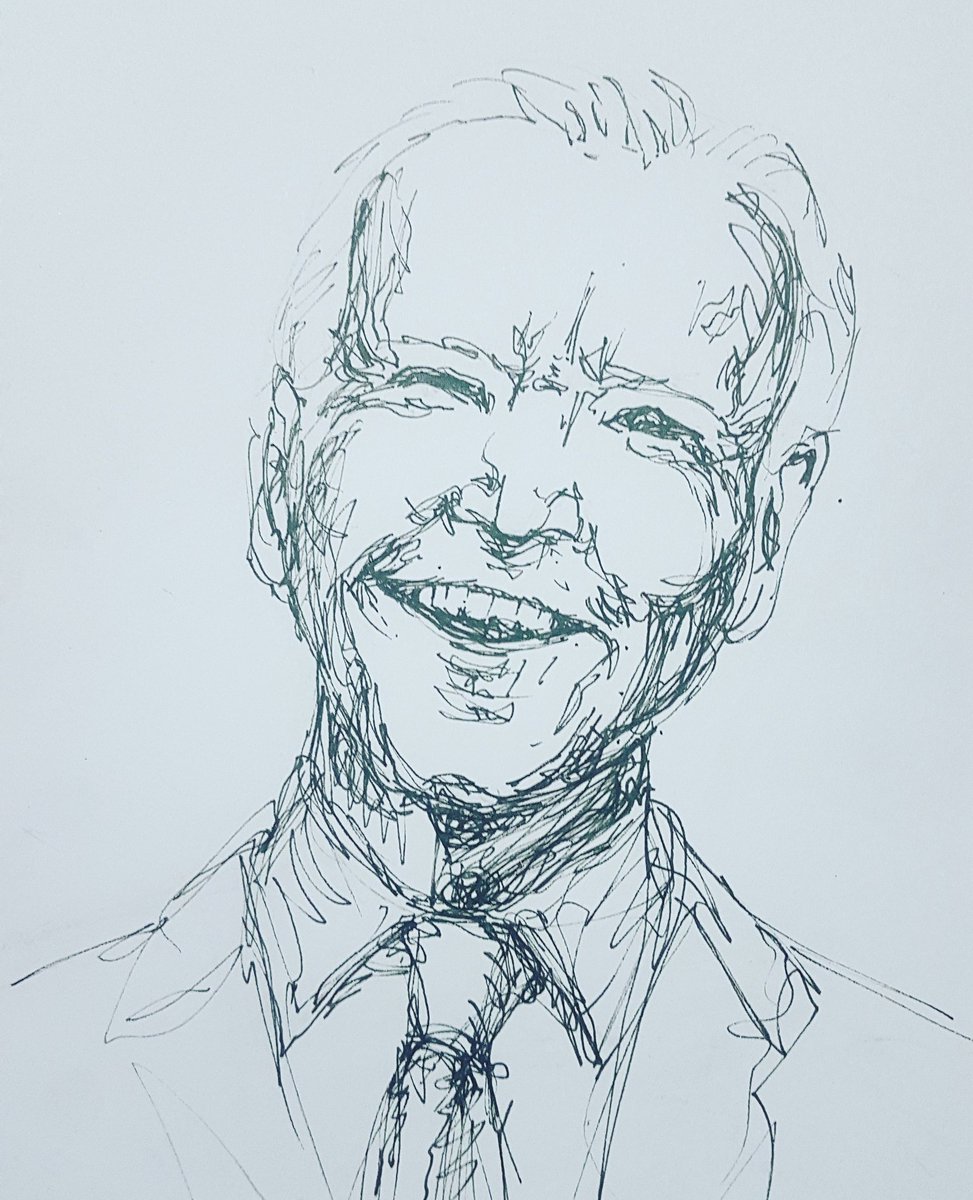 Getthepicture4's tweet photo. #12daysofoca day 8 is CHEESE. The news is miserable and everyone on social media seems be arguing constantly so here's Joe Biden with a big cheeser on! #smile #justbenice #stoparguing #weareoca @opencollegearts #artadventcalendar https://t.co/SWgFMbp2gw