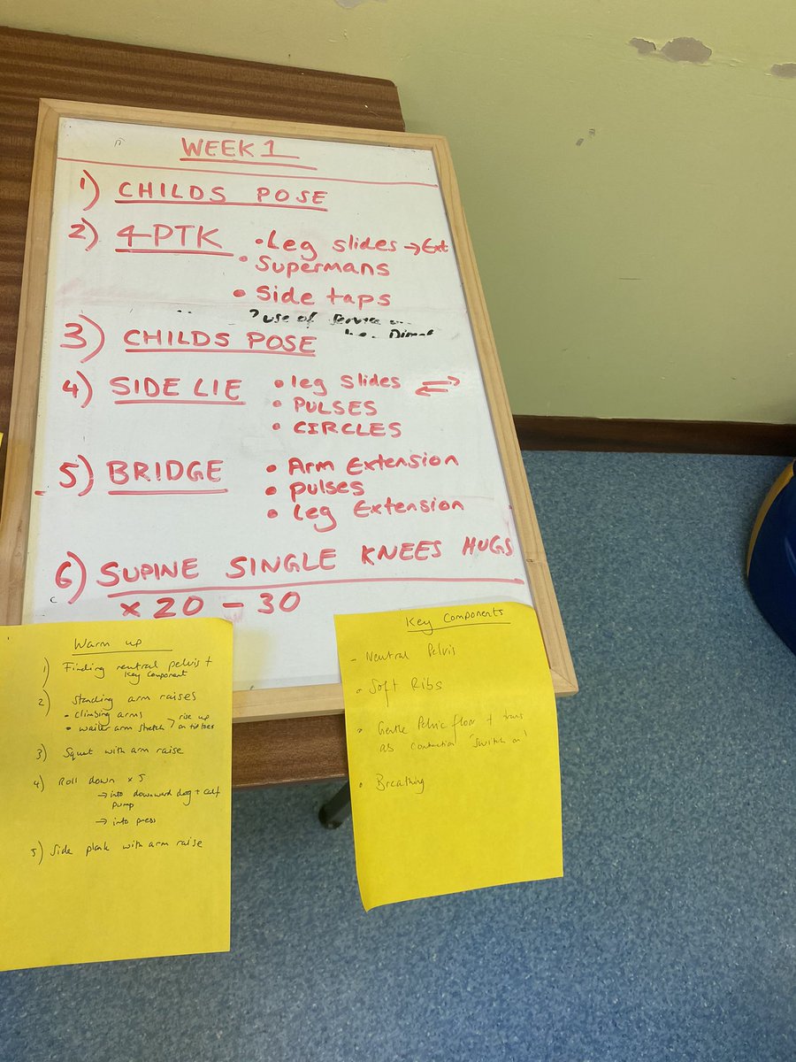 PennyBr25749054's tweet photo. In our 3rd wk now of live broadcast Pilates classes for @Team_ESNEFT Paed physio team at #ipswichhospital to develop safe virtual content for our patients who have missed out on our f2f rehab classes. @ESNEFT_AHPs lots of new IT skills learnt thanks to IT Emma !#paedphysio https://t.co/kudL5Q4SZe