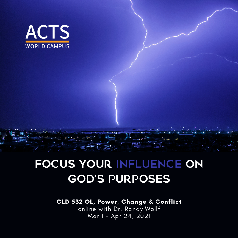 ACTSWorldCampus's tweet photo. Have you considered how power and peacemaking can be used to honour God and serve His mission? Join Dr. Randy Wollf this spring to "focus your influence and the influence of others on God and His purposes." You'll be #equippedforimpact! https://t.co/Dcf2dXRXl5