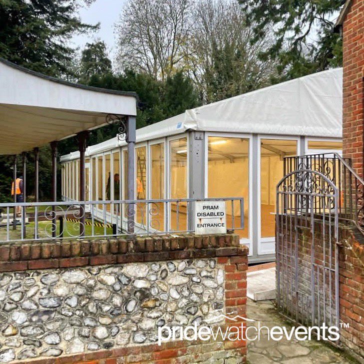 With the Pfizer #vaccine roll-out gathering speed our first temporary vaccination centre is ready to start taking appointments! It goes live on Tuesday and will be utilised for a 9 month period. #healthcare #marquee #MUTAmember #NHSengland #coronavirusUK #GPsurgery #StaySafe