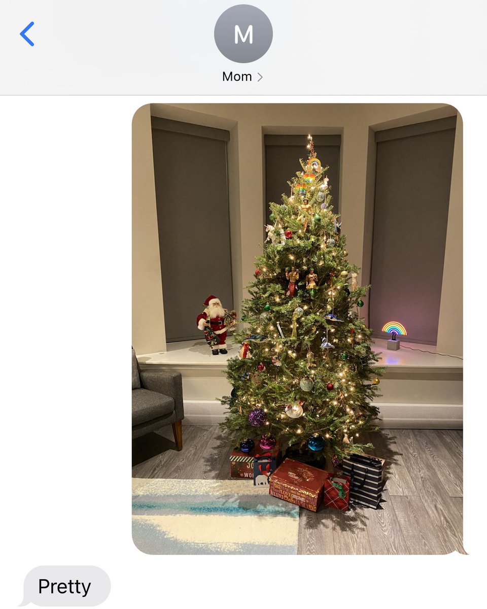 A2MMother's tweet photo. #accordingtomymother
#ourtreehasnovitality

(I think trees decorated by gay folx have the Most vitality 💁🏻‍♂️ but what do I know? 🤷🏻‍♂️)

🎄 https://t.co/bItJKbZGKH