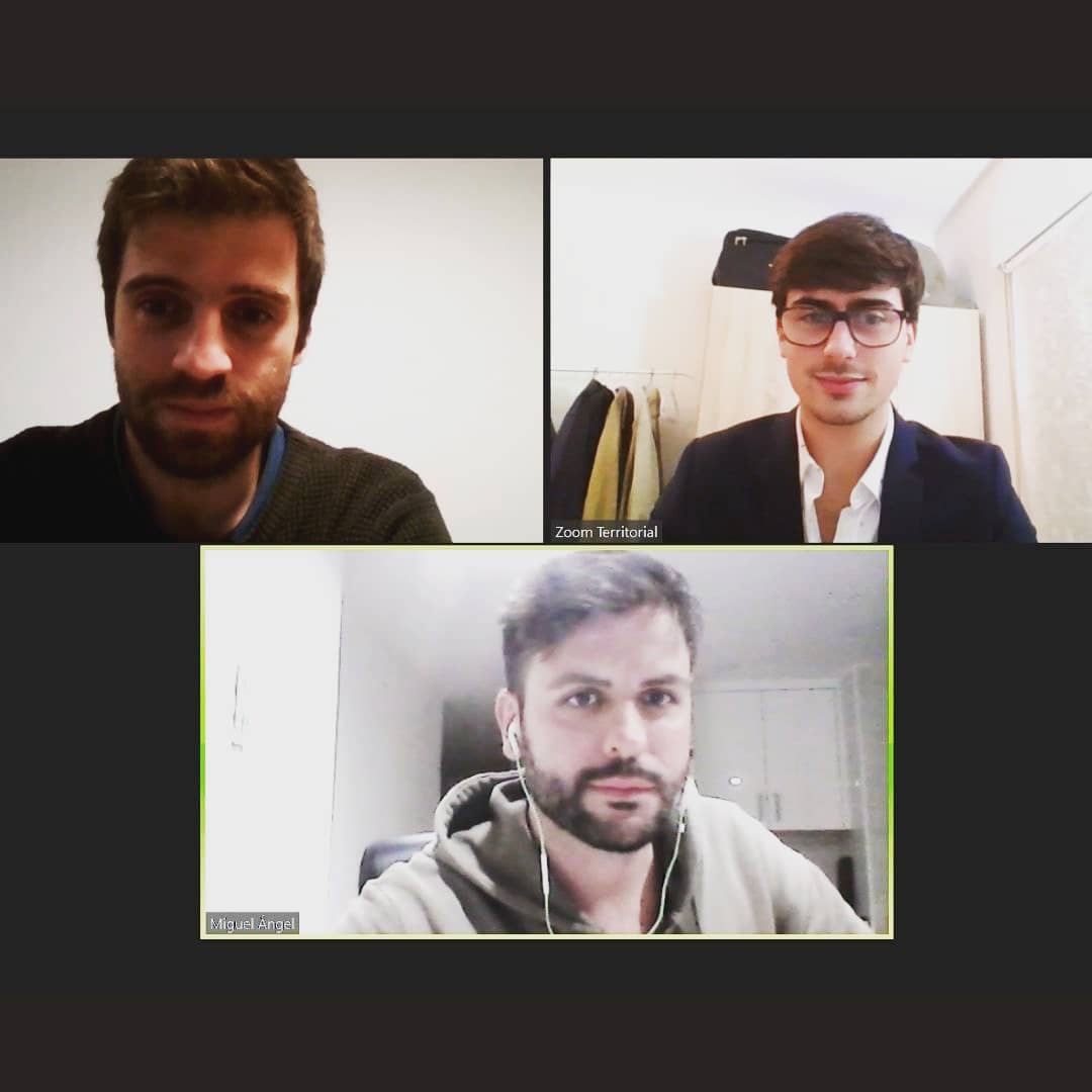 PLIBaleares's tweet photo. Hoy se ha reunido el coordinado balear @federicolopezab con los coordinadores insulares de Mallorca e Ibiza, Felix Ballesteros y Miguel Ángel Sevilla respectivamente.

En la reunión se han fijado los #Objetivos2021 para consolidación del Partido Libertario en las islas. https://t.co/M07nTyAabu