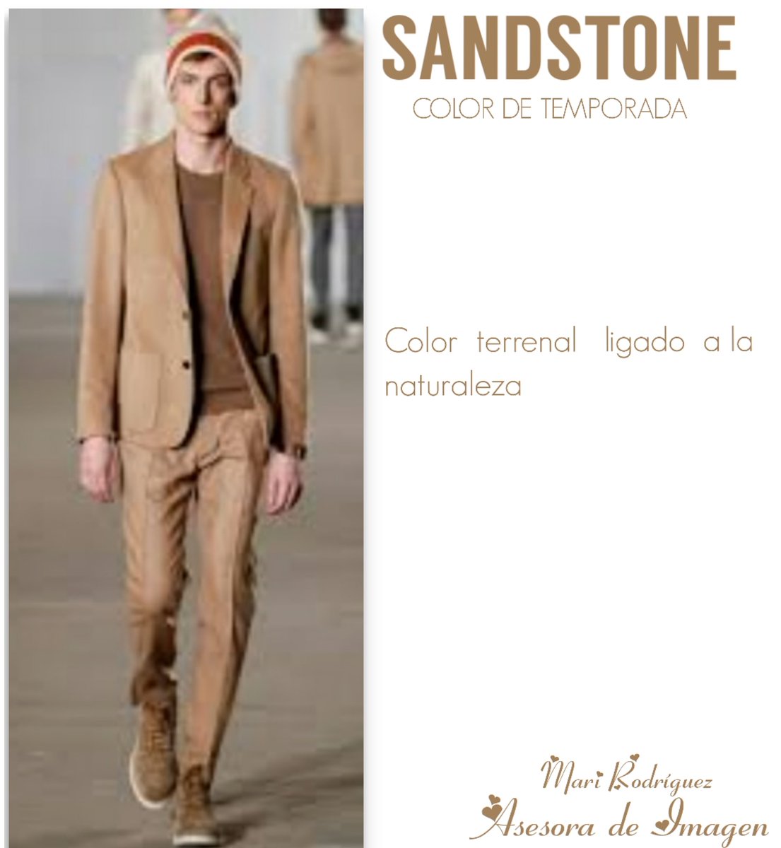 maribautista01's tweet photo. SANDSTONE COLOR TERRENAL
Ya conoces tu Colorimetria?
#colors #colores #colorimetria #colordetemporada #asesoriaonline #cambiolook #imagenpersonal #asesoradeimagen #modacolor #modahombres #modafemininaonline https://t.co/L775JySCPW