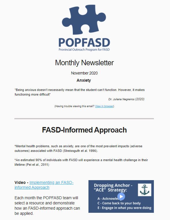POPFASD's tweet photo. Just catching up on sharing our resource-packed November Newsletter - Supporting Students who have Anxiety. 

For a good strategy to implement at home and/or in the classroom, check out our video of "Dropping Anchor."

https://t.co/8p9ZpcmRrE

#fasd #inclusion #fasdinformed #bced https://t.co/cU1G4XbmIC