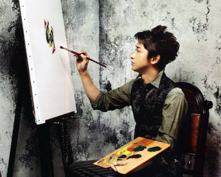 絵を描いている大野君はいつも何を考えていrんだろう。。。🤔