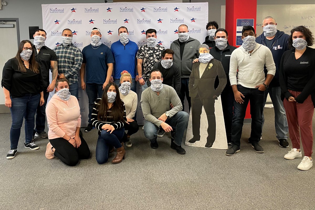 joecamberato's tweet photo. My team is staying safe with these custom-branded face masks from @EmblemAthletic! If your team needs #BrandedMasks, then check them out!

We're here working in style to help #SmallBusinessOwners get #Financing to get back to business with the cash they need! https://t.co/fiZiofRlS2